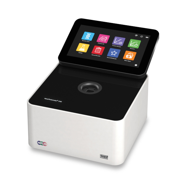 NanoPhotometer C40 分光光度計 (液晶タッチスクリーン搭載)